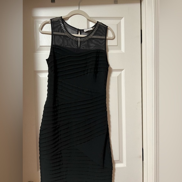 Calvin Klein sleeveless bandage dress with embellished neckline - Picture 2 of 6